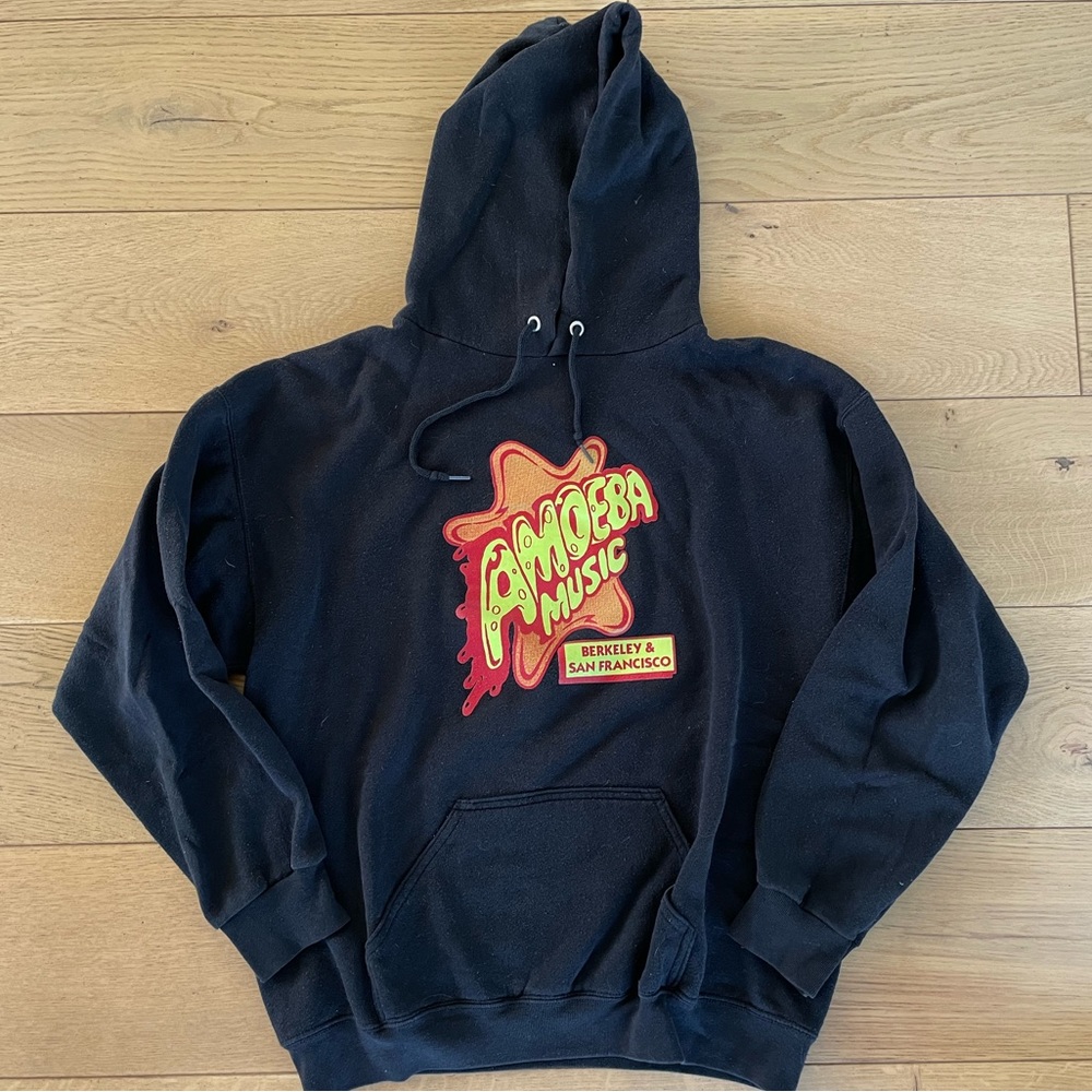 Vintage Amoeba Music Black Hoodie